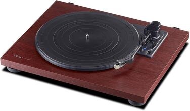 Програвач вінілу Teac TN-180BT-A3 Cherry з Bluetooth, ремінним приводом та вбудованим фонокоректором