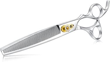 Професійна собача шерсть ножиці Dream Reach 8 дюймів - 440C нержавіюча сталь, ергономічна ручка, для собак та котів