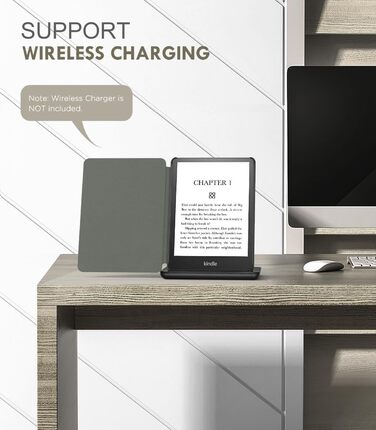 Чохол MoKo для Kindle Paperwhite 11 (2021) 6.8 дюйма, тонкий, легкий, з авто-сон/пробудження, зелений, Signature Edition