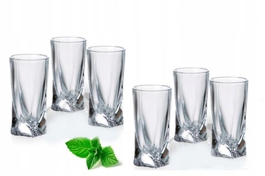 Набір склянок Crystal Bohemia QUADRO, 350 мл, 6 шт.