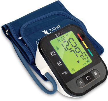 Тонометр на плече Reliance Medical з голосовим асистентом, кольоровий дисплей, для 2 користувачів, виявлення аритмії, комфортна манжета