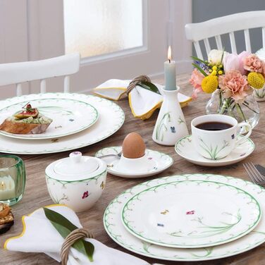 Villeroy & Boch – Colourful Spring Sugar Bowl 300 Ml White/Colourful, Dishwasher Safe, Microwave Safe, Spring Container, Easter Decoration, Easter Decor, Airtight Container, Storage Container, Premium Porcelain