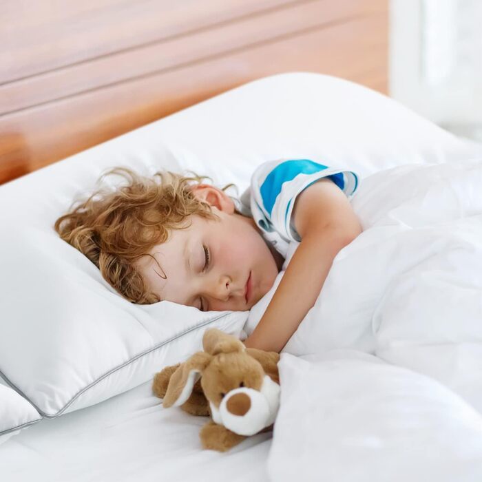 BedStory Pillow 40x80, Pillow 2-Pack with High-Quality Microfiber Pillow Filling 950g x 2, Washable and Soft Filling Pillow Bed Pillow Sleeping Pillow Sofa Pillow Side Sleeper Pillow 40x80cm