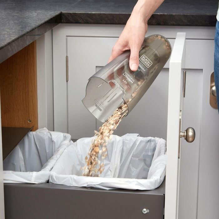 Ручний бездротовий пилосос BLACK+DECKER Dustbuster 3.6V, NVC115JL-QW, білий