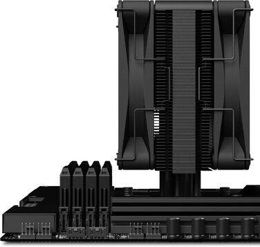 Охолоджувач CPU NZXT T120 - білий, 120 мм, 4 теплові трубки, підтримка Intel/AMD