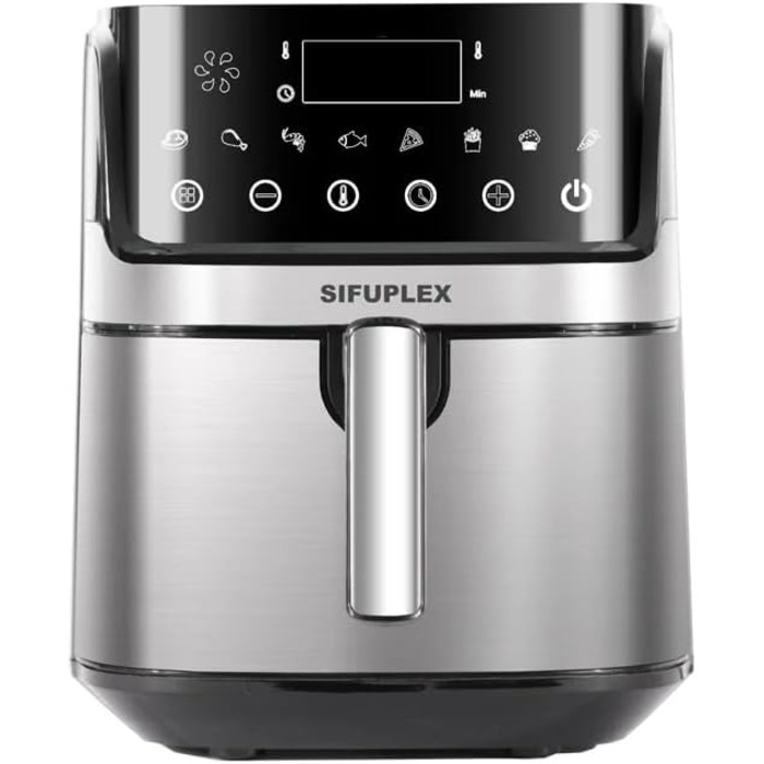 Фритюрниця Sifuplex з гарячим повітрям 6.5L з Rapid Air, сенсорне управління, 3 функції: смаження, випікання, розморожування