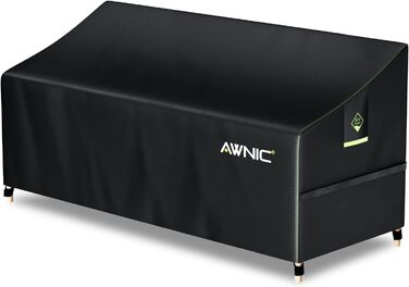 Чохол для садової лавки Awnic, водонепроникний, 3-місний, поліестер 420D, 175x85x65 см