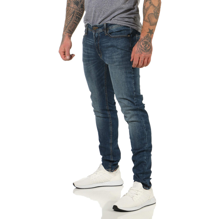 Джинси чоловічі JACK & JONES Skinny Stretch Denim сині 32W/32L