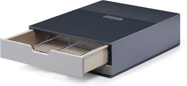 Скринька для кави та чаю Durable (2 шухляди, антрацит) 338358 - Скринька для кавової станції/офісу