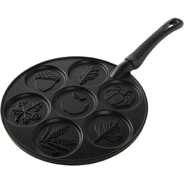 Сковорода для млинців Nordic Ware Autumn Leaves 26,7 см алюмінієва, святкова