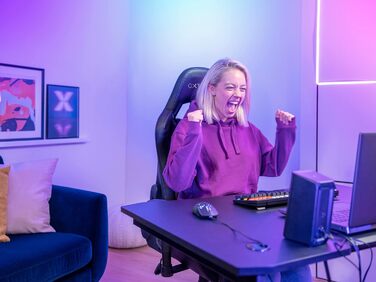 Trust Gaming GXT 606B JAVV 2.0: Комп'ютерні колонки з RGB підсвічуванням, 12W, USB, для ПК та ноутбука (Чорний)