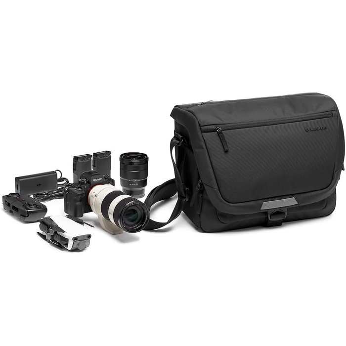 Сумка Manfrotto Advanced Shoulder Bag M III для дзеркальної та бездзеркальної камери з об'єктивом + дощовик