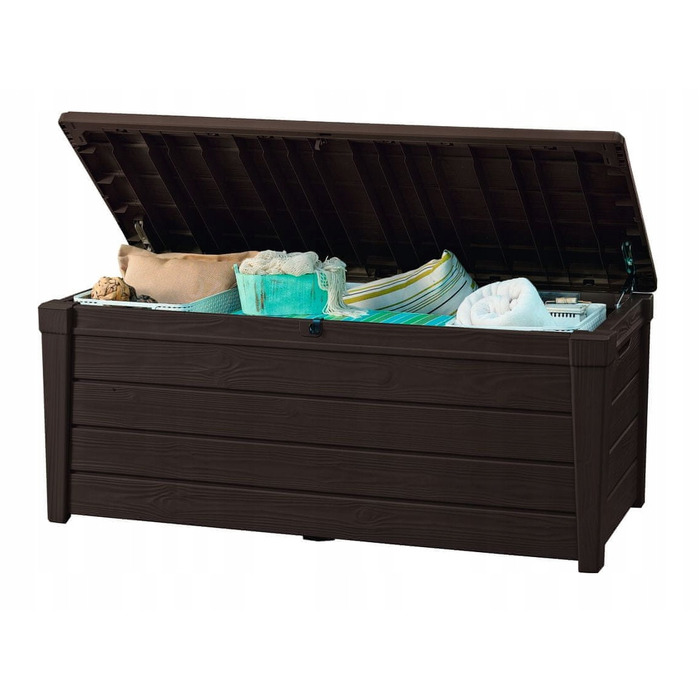 Садова скриня Keter BRIGHTWOOD STORAGE BOX 455 л, коричнева