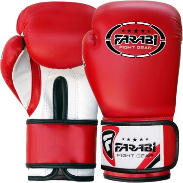 Дитячі боксерські рукавички Farabi Sports 6/8 oz для боксу, ММА, муай-тай, кікбоксингу та спарингу