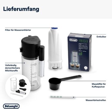 Кавомашина De'Longhi Magnifica Evo ECAM 292.81.B з LatteCrema, 7 прямих кнопок, 2-купові, чорна