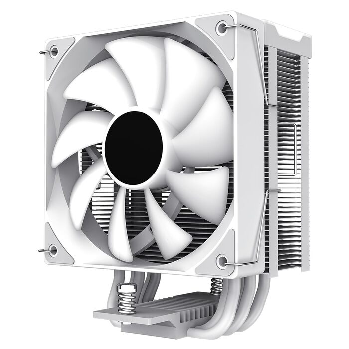 Кулер CPU GAMEMAX SIGMA 550 Infinity Weiß: 220W, 5 Heatpipes, ARGB PWM 120mm, LGA1851/1700/AM5/AM4