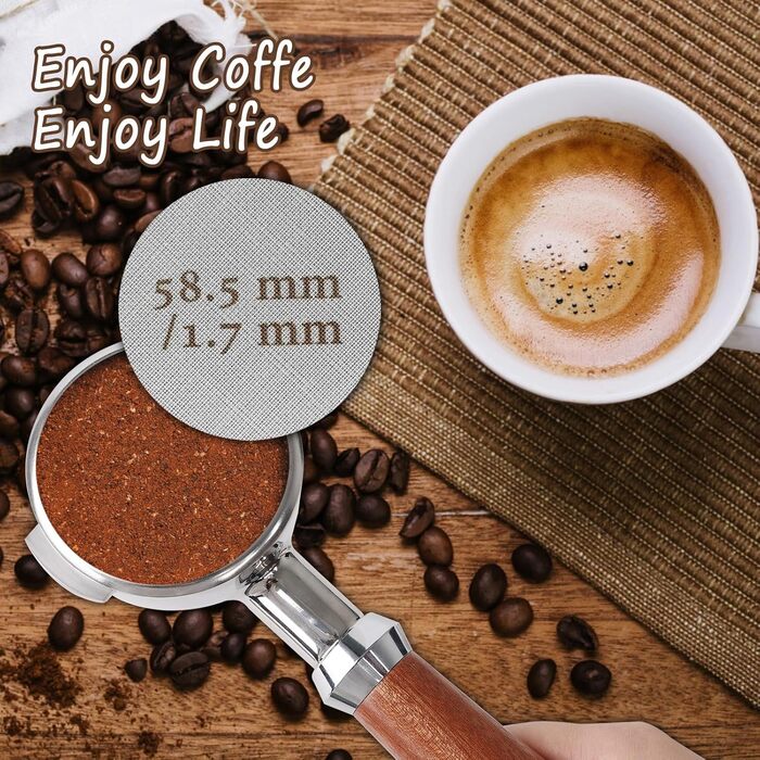 Портфільтр 51 мм сумісний з DeLonghi Dedica, La Specialista EC9335M/EC9155M/EC9355M/EC9665M, бездонний портфільтр з нержавіючої сталі, сито для еспресо, фільтр-корзина