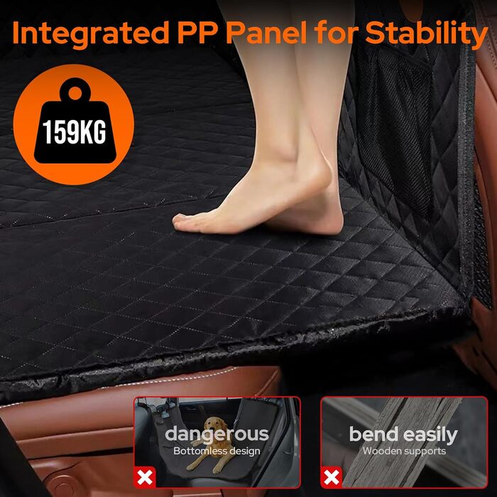 Водонепроникний килимок для собак у багажник авто, універсальний, з металевим кліпом