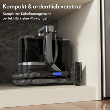 B Fluffy N6 Kit: Миючий пилосос 3-в-1 для м'яких меблів, килимів та диванів. Комплект з миючим засобом. Потужність 600W, 18kPa, 2.3L+1.2L резервуари.