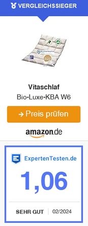 Ковдра Vitaschlaf Bio-Luxe-KBA W6 Extra Warm 100% гусячий пух, органічна, німецька якість, Downpass, 135x200 см