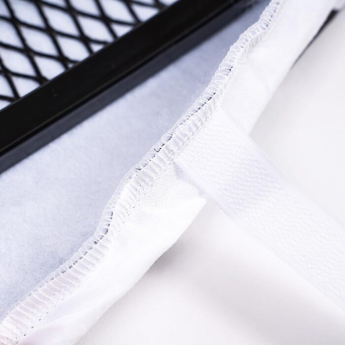 Чохол для прасувальної дошки Umiin, 115x35 см, еластичний, з бавовняним шаром та 6 мм повстяною підкладкою (Чорний & Білий)