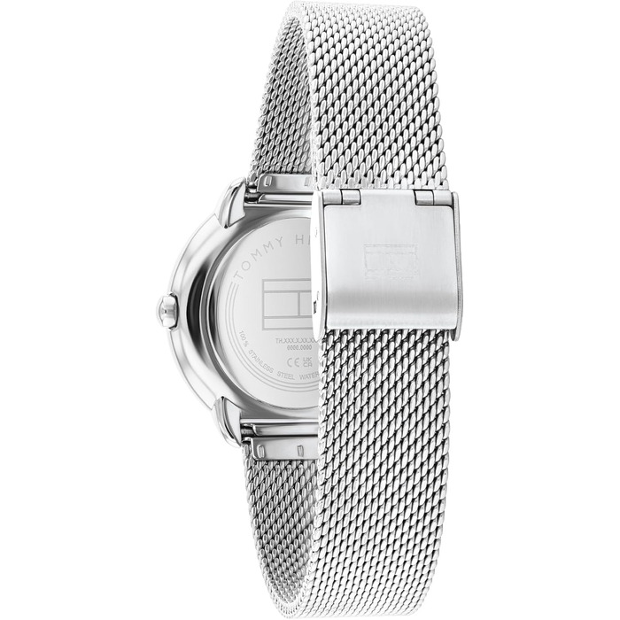 Годинник Tommy Hilfiger для жінок з кварцовим механізмом та сталевим браслетом Mesh - Рожево-срібний або срібний