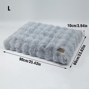 Крісло-ліжко для собак BingoPaw: м'яке, велике, водонепроникне, знімне, неслизьке, для великих та середніх собак, сіре, 90x60x10 см