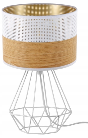 Стильна настільна нічна лампа з абажуром, сучасний лофт, LED