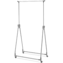 Whitmor Clothes Rack, Adjustable, White/Chrome (Silver)