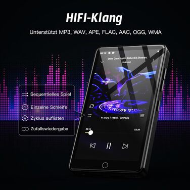 MP3 плеєр 160GB з Bluetooth та WiFi, 5