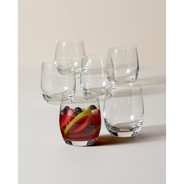 Бокали для вина Lenox Tuscany Classic безбарвні 236 мл (8 oz) - набір келихів для червоного вина