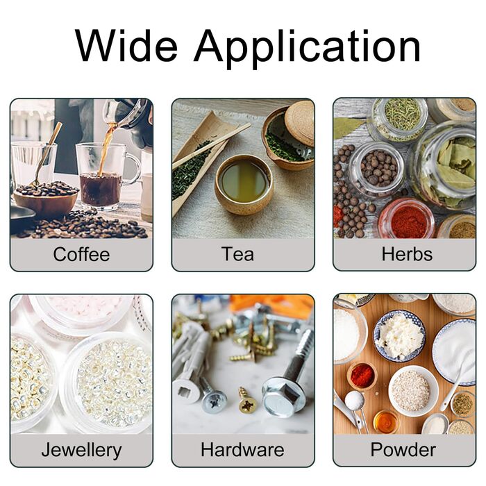 Кухонні ваги Vaolmlop, цифрові, 10 кг, LCD дисплей, багатофункціональні, з нержавіючою сталі, точність 1 г, срібні