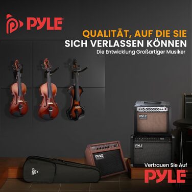 Скрипка Pyle 3/4 з дерева – повний набір для дітей та початківців (скрипка, смычок, футляр, підставка, тюнер, каніфоль, запасні струни)