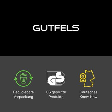 Електрична кавомолка GUTFELS COFFEE 5010, 50 г, нержавіюча сталь, з віконцем, SAFE-CLOSE