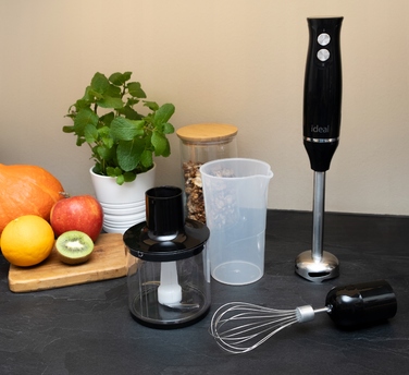 Ручний блендер IDEAL IK1002, 500 Вт, чорний