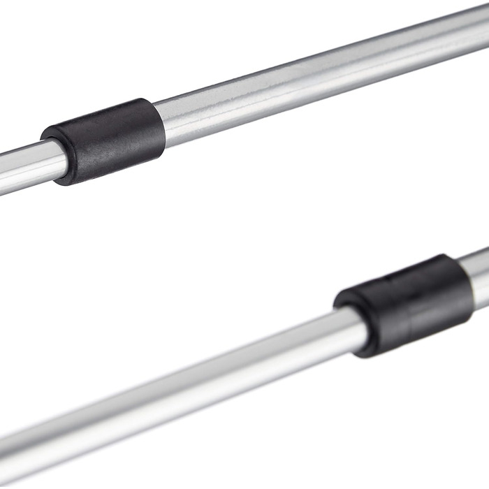 Сушарка для білизни Relaxdays, розкладна, висувна, 11 стійок, 6 рівнів, металева, сіра