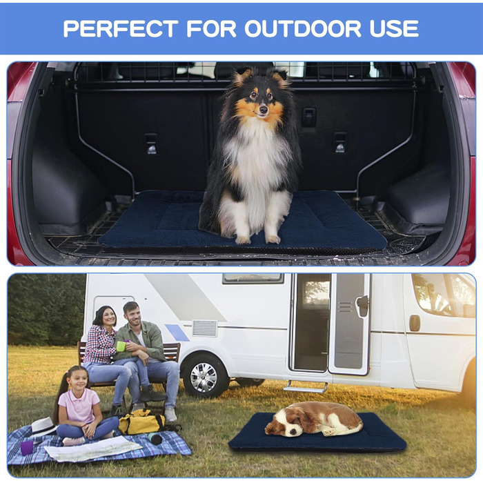 Крісло-лежанка для собак великих порід Baodan, 106x71 см, водонепроникне, з антиковзною основою, XL, Marineblau