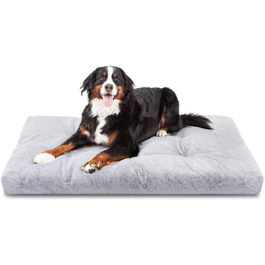 Nobleza Dog Bed for Large Dogs, Washable, Super Soft and Fluffy Anti-Anxiety High-Quality Plush Dog Bed with Non-Slip Bottom, Dog Cushion, Dog Mat, 110x73x10 cm, XL (L 122 x W 74 x H 10 cm)