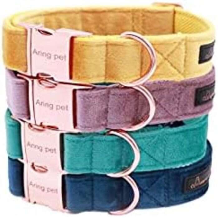 Набір повідка та нашийника для собак Aring Pet, XL, темно-зелений (Озеро Зелений)