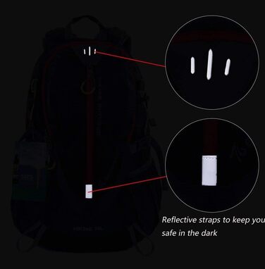 EGOGO 30L Waterproof Hiking Backpack Camping Backpack with Rain Cover Running Cycling Outdoor S2310