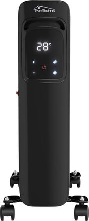 Масляний радіатор Tronitechnik® TT-OR 311 - чорний, 2500 Вт, 11 ребер, 3 режими, термостат, захист від перегріву