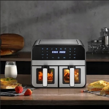 Аерофритюрниця ATC-AF043 з подвійною чашею, 9 л