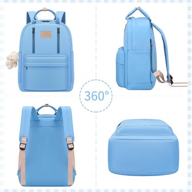 GAXOS Сумка-рюкзак для школи: стильний рюкзак для жінок та дівчат, білий, у корейському стилі