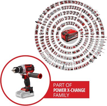 Акумуляторний дриль-шуруповерт Einhell TP-CD 18/60 Li BL (18V, безщітковий двигун, 13 мм, 2 швидкості, Solo, Power X-Change)