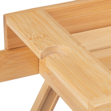Relaxdays Extendable Bathtub Shelf with Feet