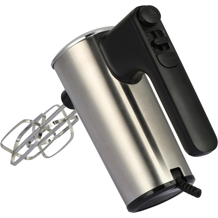 Міксер ручний CAMRY 900W з аксесуарами: 5 швидкостей, Turbo, 3 насадки (крюк, вінчик, вінчик)