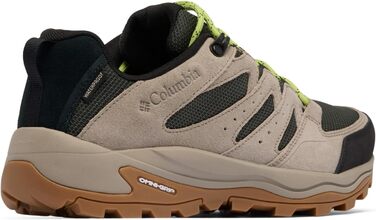 Чоловічі трекінгові черевики Columbia Redmond Iv Low Waterproof Mid Rise, 47 EU, Gravel Napa Green