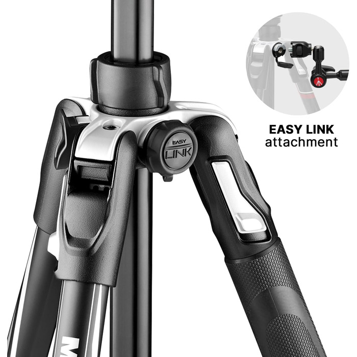 Штатив Manfrotto Befree Live для відеозйомки з відео-головкою, для DSLR, беззеркальних та відеокамер, штатив з алюмінію