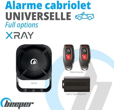 Універсальна сигналізація для кабріолета BEEPER XR5CAB