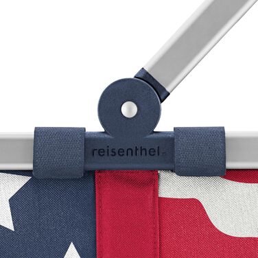 Сумка-шопер Reisenthel CarryBag Twist зі знімною внутрішньою кишенею – Стильна та водонепроникна сумка для покупок (зірки та смуги)